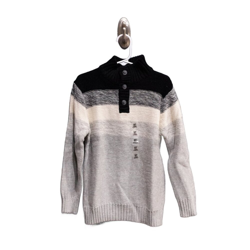 NWT The Children's Place Ombre Striped Sweater, 5T